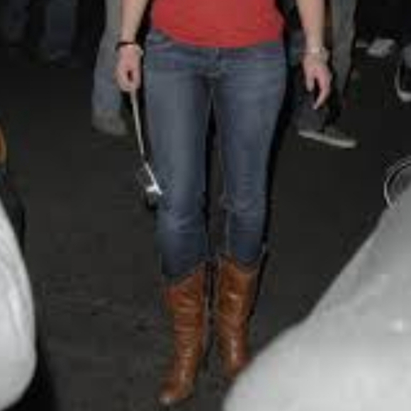 Peoples Liberation Jeans Bella Star Anthropologie Gold Star Luxury Long Bohemian - Picture 5 of 16